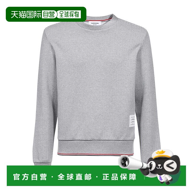 香港直邮Thom Browne 徽标卫衣 MJT355AJ0027圆领