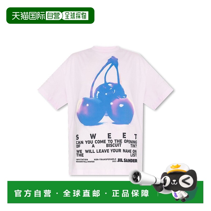 香港直邮Jil Sander 吉尔 桑达 女士 短袖T恤 J03GC0107J20117