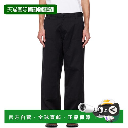 香港直邮CARHARTT WIP 男士 黑色 Brady Double Knee Chino 长裤