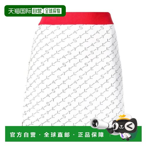 1h可退 香港直邮Stella McCartney logo印花半身裙 552848S1967