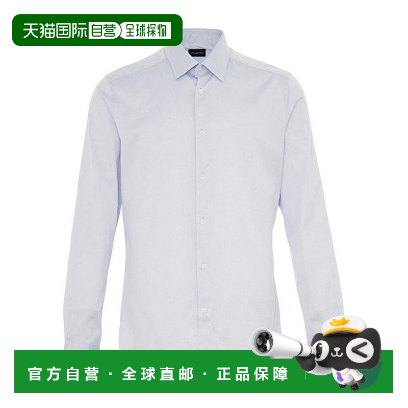 【99新未使用】香港直邮Zegna 长袖衬衫 9MS0JI604杰尼亚