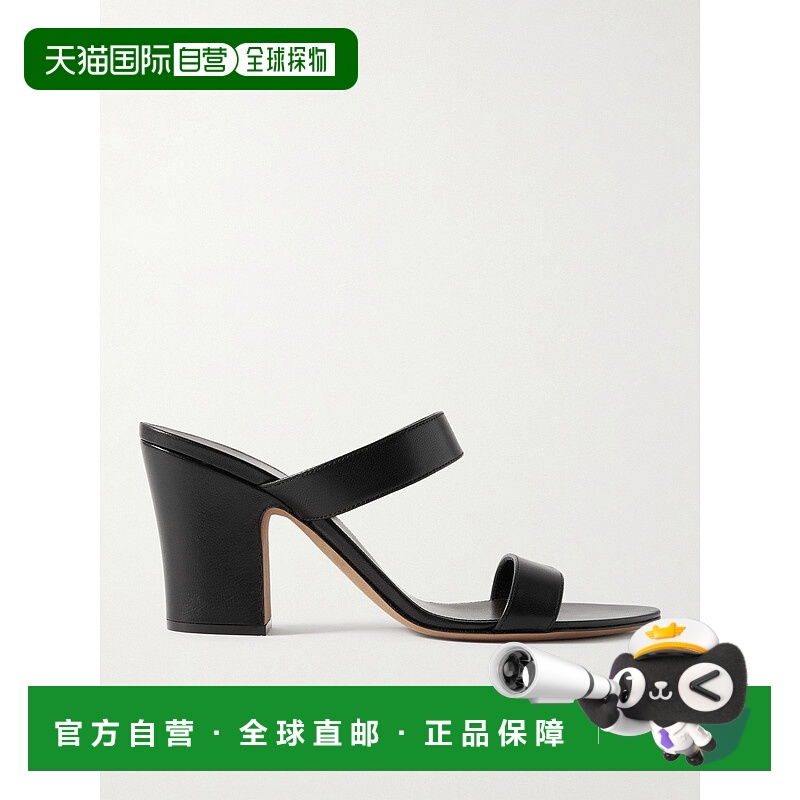 香港直邮The Row 女士 圆头高跟凉鞋 F1595SL3 black黑色 舒适时