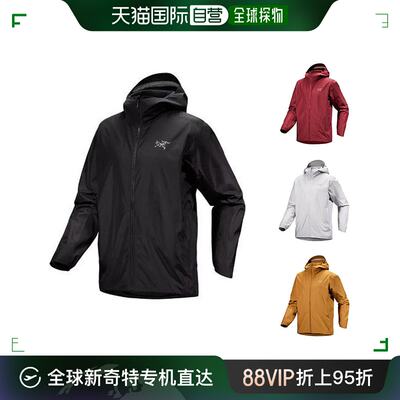 欧洲直邮ARC'TERYX/始祖鸟 SOLANO男士纯色长袖连帽拉链夹克外套