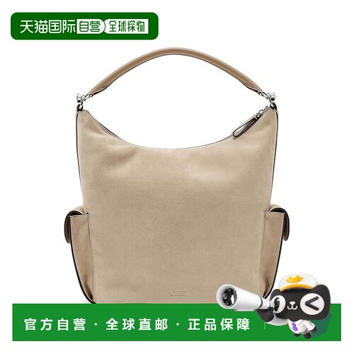 1h可退 美国直邮Lauren Ralph Lauren 女士 Blaike 绒面革大号肩