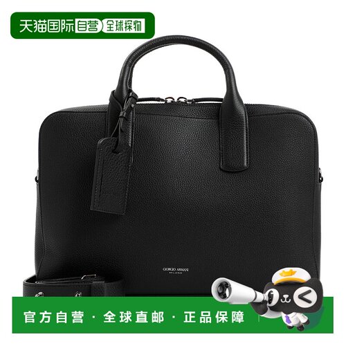香港直邮Armani 阿玛尼 男士 拉链公文包 Y2P275YR56J手提包