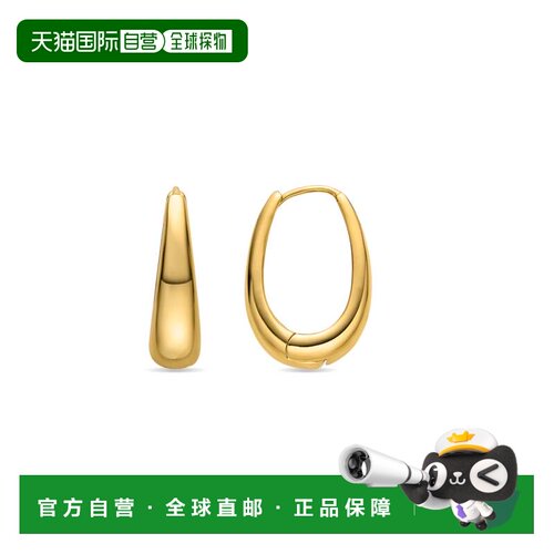欧洲直邮LUXENTER Luya耳环 18K黄金电镀 西班牙轻奢珠宝品牌 气