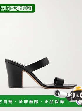 香港直邮The Row 女士 圆头高跟凉鞋 F1595SL3 black黑色 舒适时