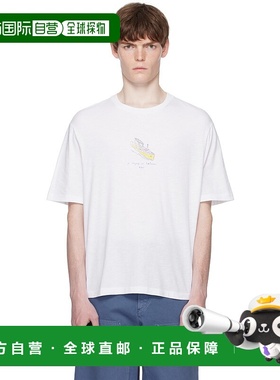 1h可退 香港直邮A.P.C. 男士 白色 Jack T 恤 COHJCH26517