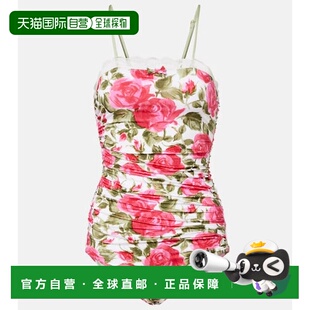 蔻依 舒适时尚 女士 white白色 花朵褶皱连体衣 香港直邮Chloe