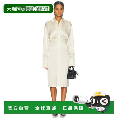 1h可退 香港直邮toteme 女士 宽松衬衫式连衣裙 254WRD0256FB0020