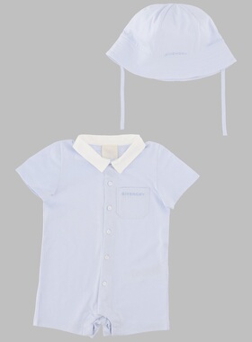 香港直邮Givenchy 纪梵希 婴儿 pagliaccetto+cappello 服装童装