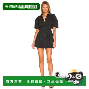 香港直邮Simkhai SI1030T 女士 府绸连衣裙 black黑 Cleo 1h可退