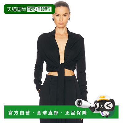 1h可退 香港直邮Salvatore Ferragamo 菲拉格慕 女士 裹式长袖上