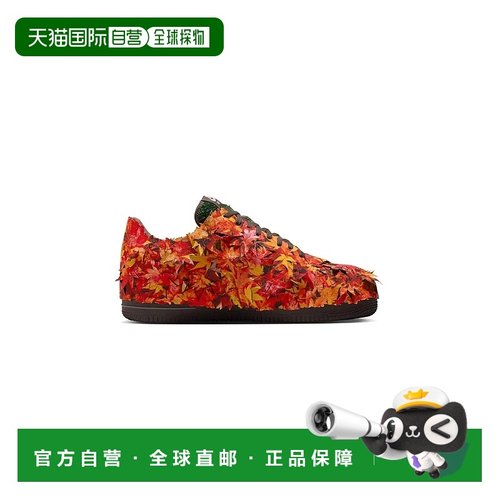 自营欧洲直邮Nike耐克 Air Force 1 '07枫叶红皮革低帮运动鞋男女