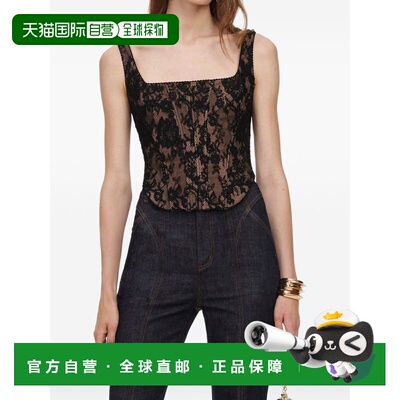 香港直邮Self-Portrait 女士 Self-portrait 黑色上衣 AW26004TBB
