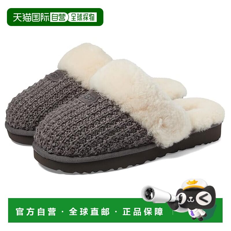 1h可退 香港直邮Ugg 女士 舒适针织便鞋女鞋拖鞋半拖图片