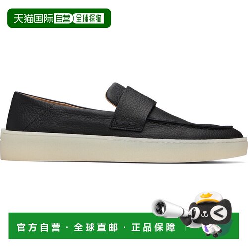 香港直邮BOSS 波士 男士 黑色乐福鞋 50563163 black黑色 舒适时