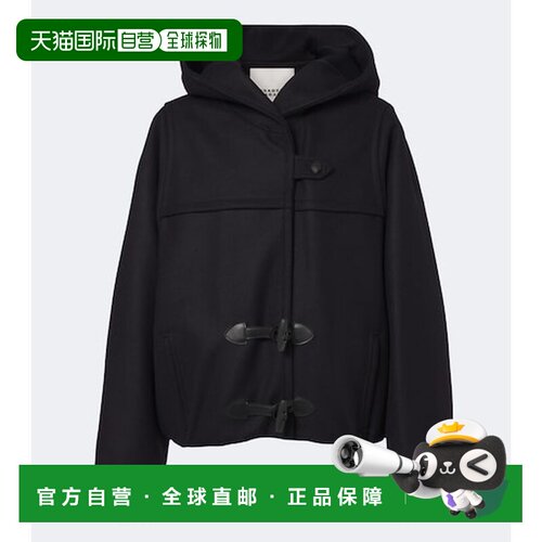 香港直邮Isabel Marant 伊莎贝尔 玛兰 女士 Trixie 羊毛羊绒连帽