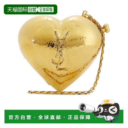 1h可退 香港直邮Saint Laurent 圣罗兰 女士 心形化妆包 834425JA