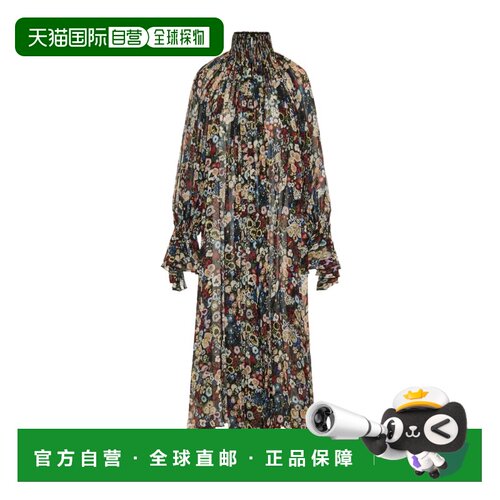 1h可退 香港直邮Khaite 印花连衣裙 55653372W3372