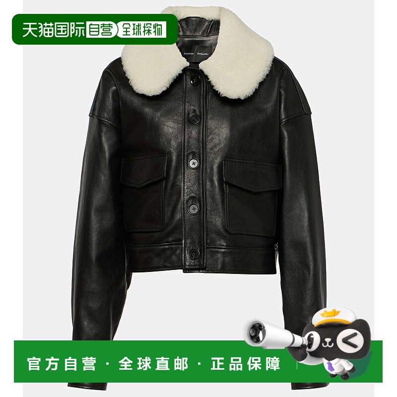 香港直邮Proenza Schouler 普罗恩萨 施罗 女士 Judd 皮毛饰边皮