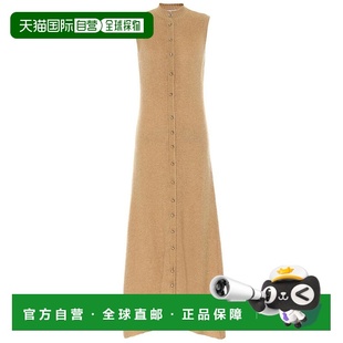 马海毛混纺中长连衣裙 女士 beige米色 香港直邮Rabanne 1h可退