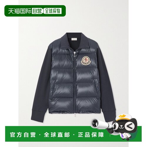 1h可退 美国直邮Moncler 盟可睐 女士 shell 嵌花棉混纺针织绗缝