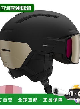 自营欧洲直邮Salomon萨洛蒙 DRIVER男女通用黑色塑料滑雪头盔新款