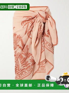 1h可退 香港直邮ZIMMERMANN 女士 印花棉沙滩巾 6052XC26A2围巾