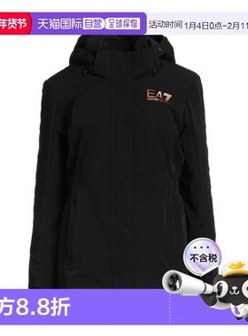 香港直邮Ea7 女士 Windbreakers 柔软夹克 black黑色 舒适时尚