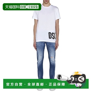S74GD1261S23009 logo图案T恤 1h可退 香港直邮Dsquared2