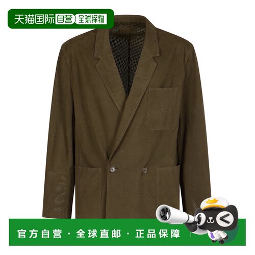 1h可退 香港直邮LEMAIRE 男士夹克 JA1093LL0178GR610 SS2026 棕