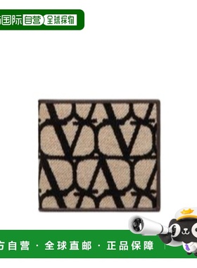 【99新未使用】香港直邮Valentino ICONOGRAPHE TOILE 钱包 3Y2P0