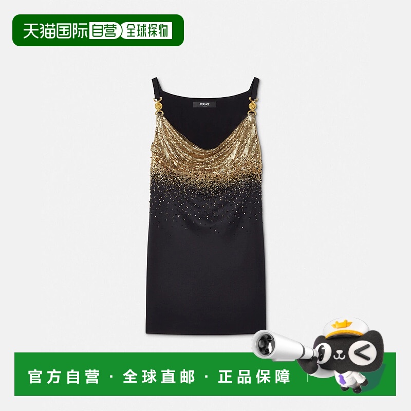 欧洲直邮VERSACE 范思哲 25秋冬 1020850-1A12105_1B000 女士 连