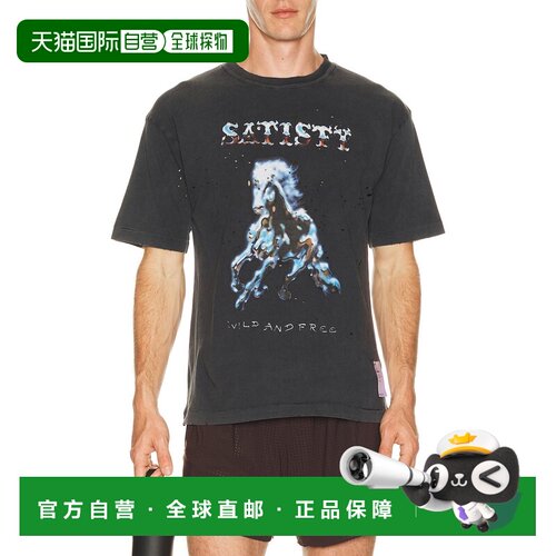 美国直邮Satisfy 男士 Mothtech T恤 1100600A16 black黑色 舒适