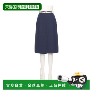 香港直邮Valentino 包臀裙 开衩半身裙华伦天奴中裙BRADM51CF