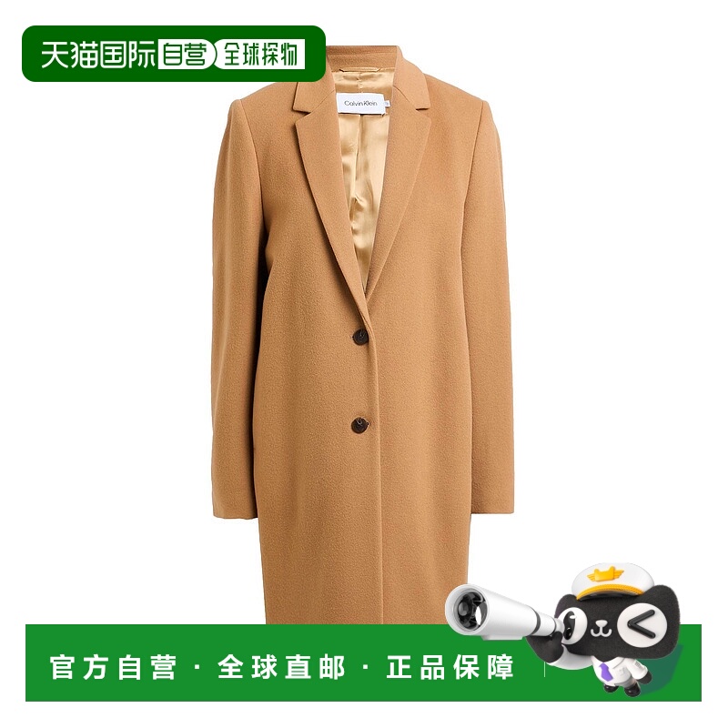 1h可退 香港直邮Calvin Klein 卡尔文 克莱恩 女士 大衣