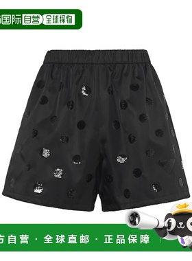 1h可退 香港直邮Prada 普拉达 女士 短裤 22R7571Z5G black黑色