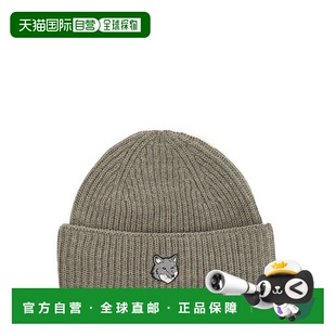 香港直邮MAISON KITSUNE 男士 狐狸頭大號毛線帽 PM06112KT1022