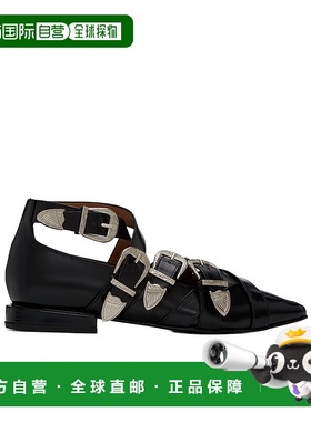 香港直邮Toga Pulla 绕式针扣踝带平底鞋 FTGPWJ92609021