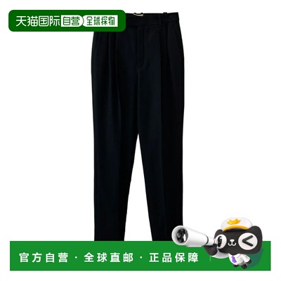 1h可退 香港直邮Saint Laurent 圣罗兰 女士 PANTALON DE LAINE
