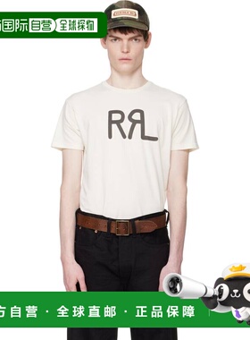 香港直邮ralph lauren rrl 拉夫 劳伦RRL 男士 灰白色 Ranch Logo