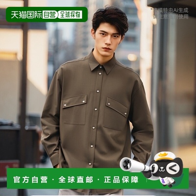 香港直邮Fendi 羊毛衬衫式外套 FW1319ASCH