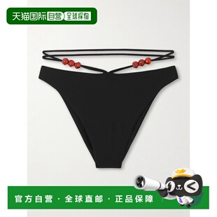 串珠精饰比基尼泳裤 1h可退 女士 butrym 619426BL 香港直邮magda