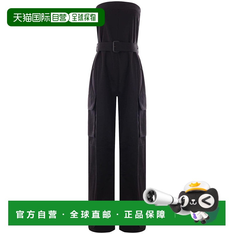 1h可退 香港直邮Saint Laurent 圣罗兰 女士 CASSANDRE褶饰连体裤