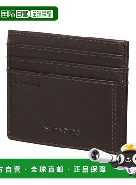 自营欧洲直邮Samsonite Attack 2 Slglogo标识卡包男女通用