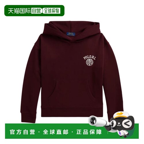 香港直邮Polo Ralph Lauren 刺绣logo连帽衫 323B27301
