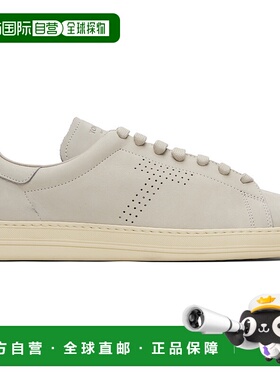 1h可退 香港直邮Tom Ford 汤姆 福特 男士 灰色 Nubuck Warwick