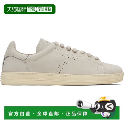 1h可退 香港直邮Tom Ford 汤姆 福特 男士 灰色 Nubuck Warwick