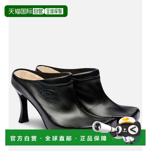 1h可退 香港直邮Balenciaga 巴黎世家 女士 x Scholl 80 皮质凉拖